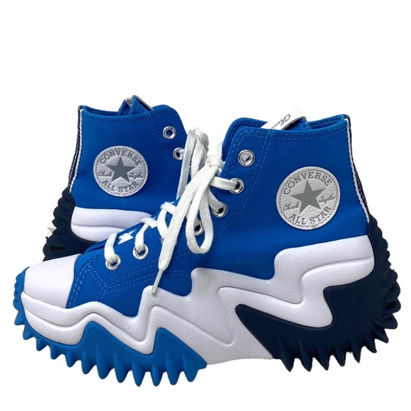 Converse Run Star Motion CX Platform Women's Shoes Canvas Blue Sneakers A03078C - Picture 5 of 9